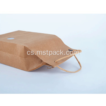 Papírová taška na balení s plochým sáčkem